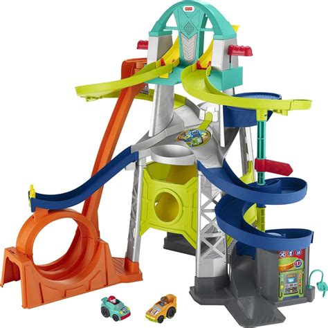 fisher price hot wheels track|fisher price little people racing.